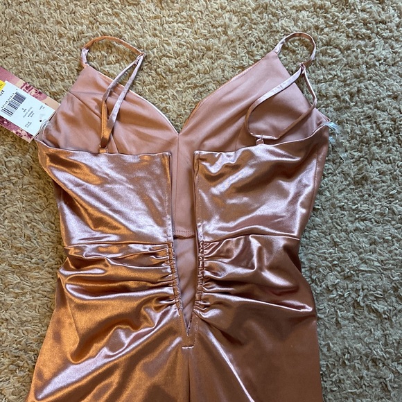 satin prom dress! - Picture 2 of 3